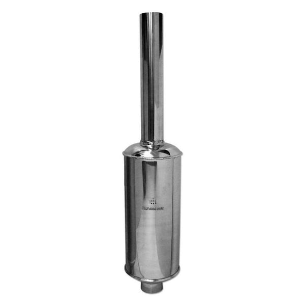 Aftermarket 357288R92 Stainless Muffler Fits FARMALL Tractors M W6 40 50 400 450 357288R92-CHROME - main